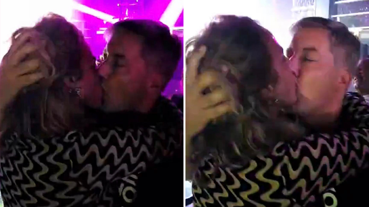Que momento! Bruno de Carvalho e Liliana Almeida dão grande beijo durante espetáculo: &#8220;Tanto amor&#8230;&#8221;