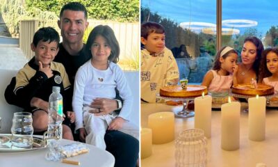 Georgina Rodríguez e Cristiano Ronaldo mostram festa de aniversário dos filhos: &#8220;O melhor da vida&#8221;