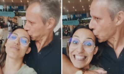 Catarina Miranda mostra emotivo encontro com o pai em dia especial