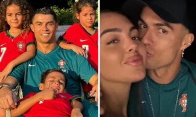 Apoio fundamental! Cristiano Ronaldo mostra-se a descansar com os filhos antes de retomar os treinos