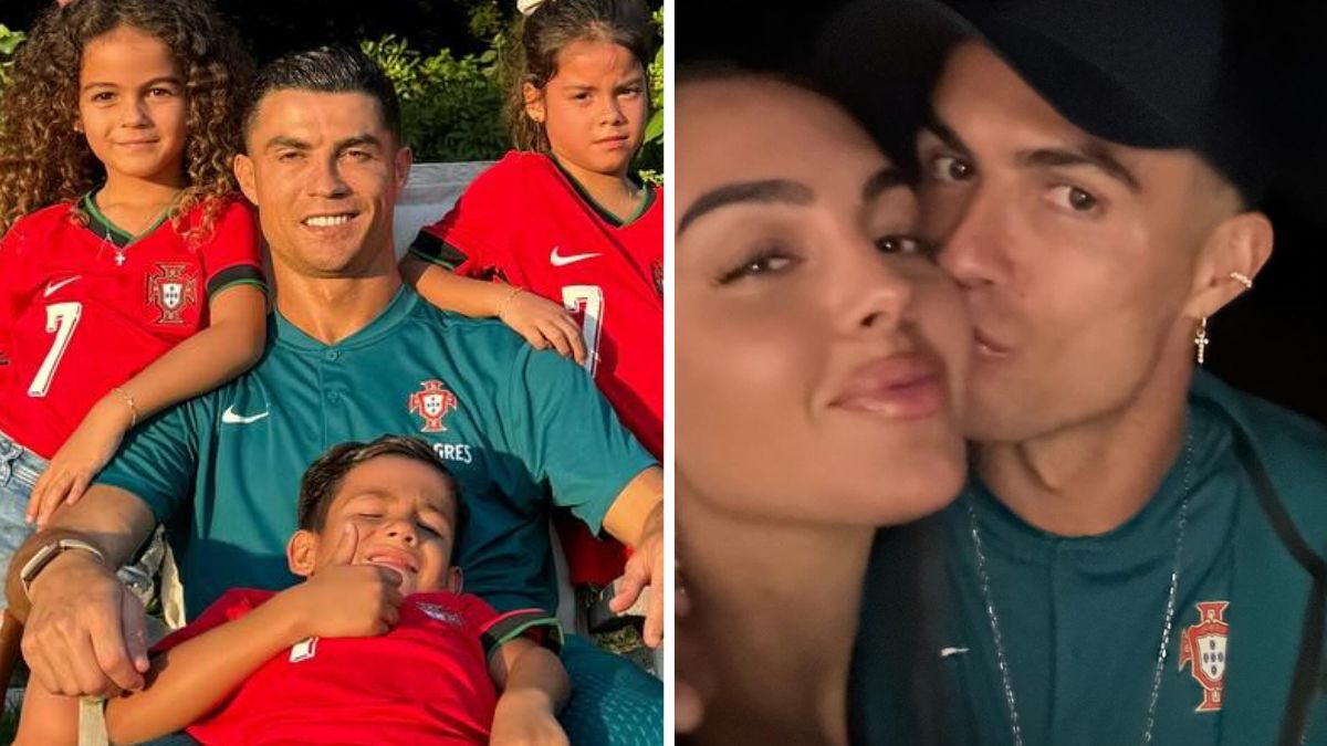 Apoio fundamental! Cristiano Ronaldo mostra-se a descansar com os filhos antes de retomar os treinos